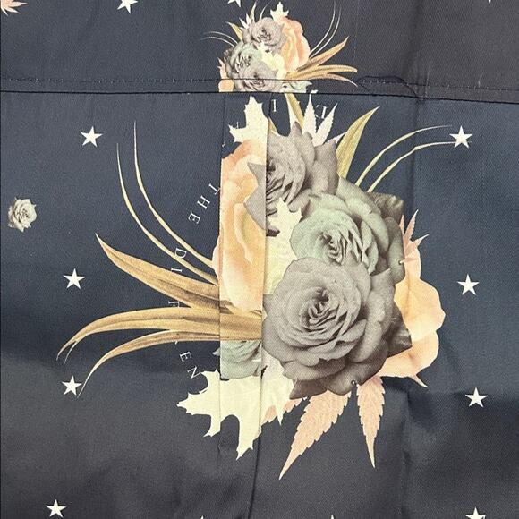 Civil Men’s Navy Floral and Stars Button-Down Shirt, Size Large, NWT - Picture 8 of 11